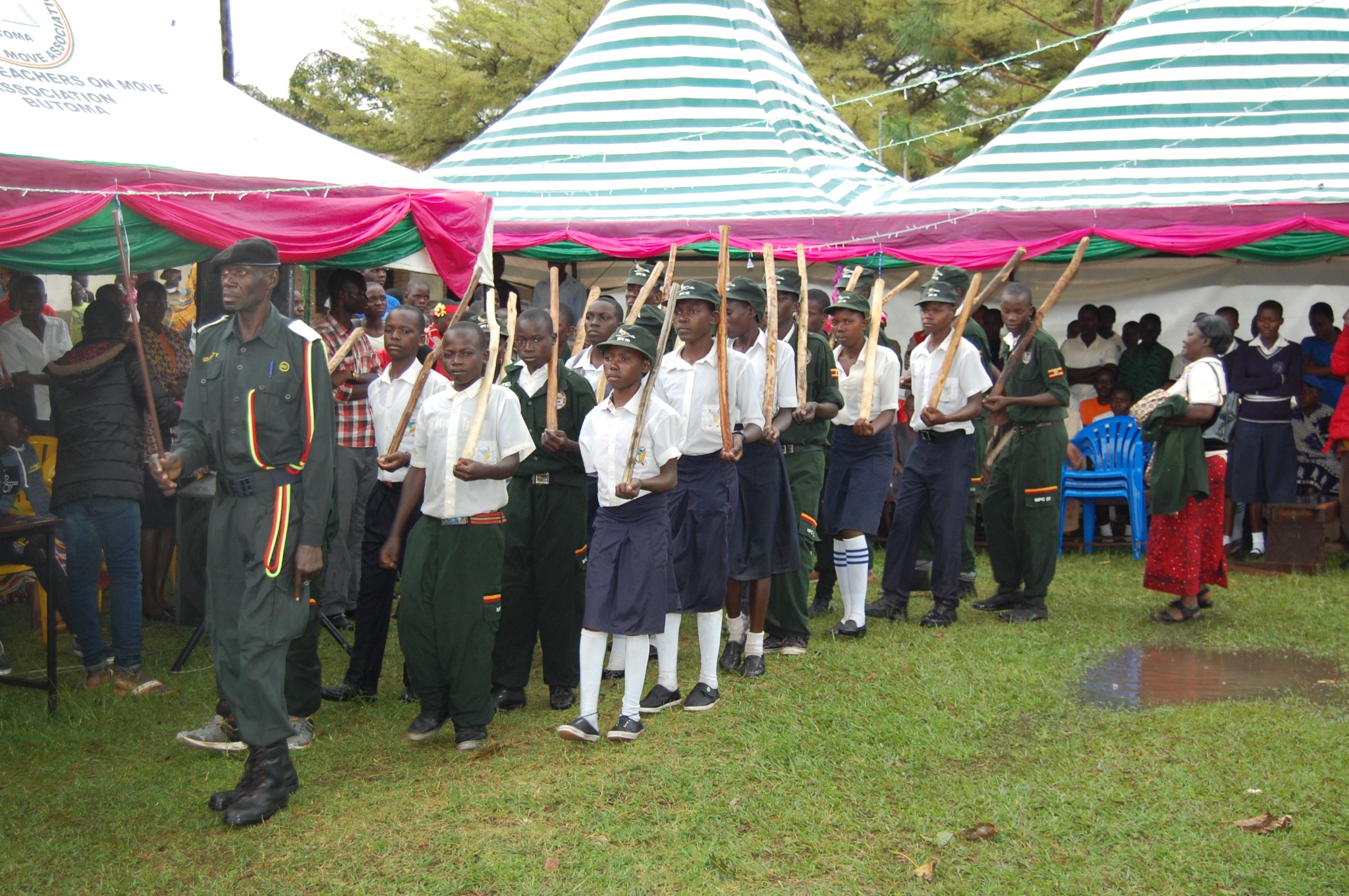 Patriotism club marching