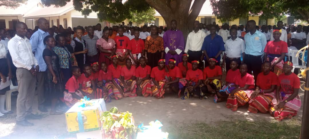 School community after Mass